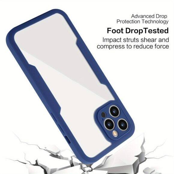 DARK BLUE 360 TPU CASE - Image 5