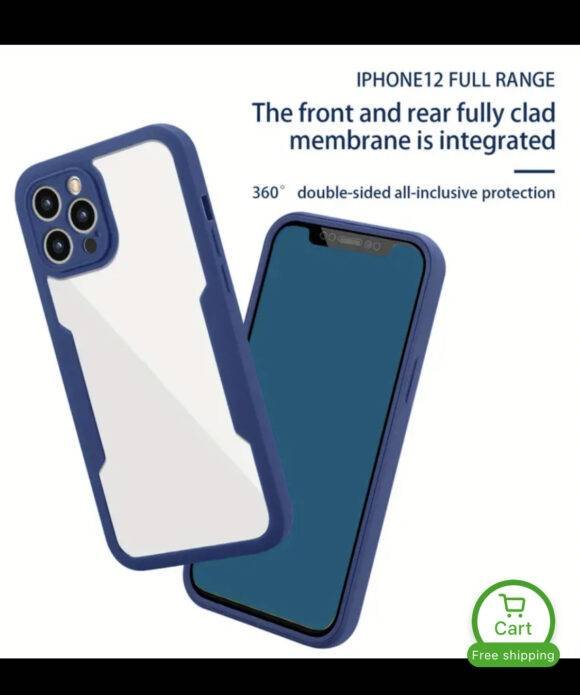 DARK BLUE 360 TPU CASE - Image 6