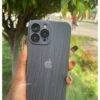 BLACK WOODEN APPLE LOGO