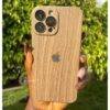 CARAMEL WOODEN APPLE LOGO