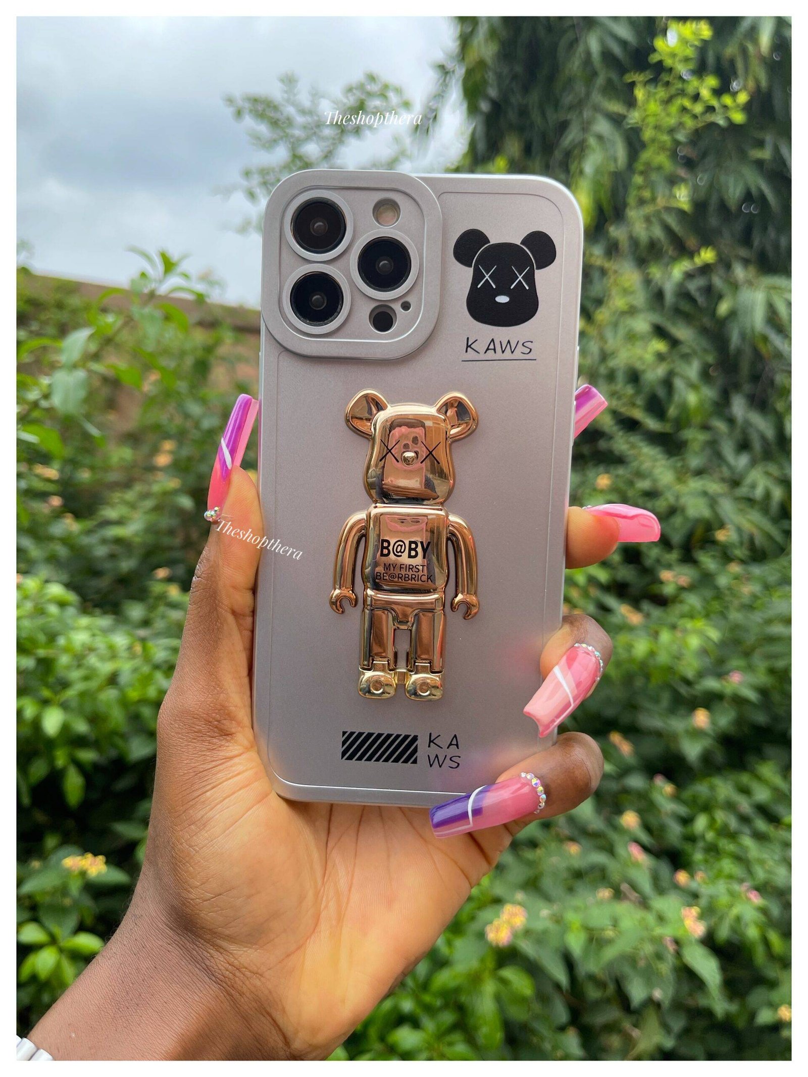 SILVER GOLD 3D BEARBRICK(LEG) XSMAX - Image 6