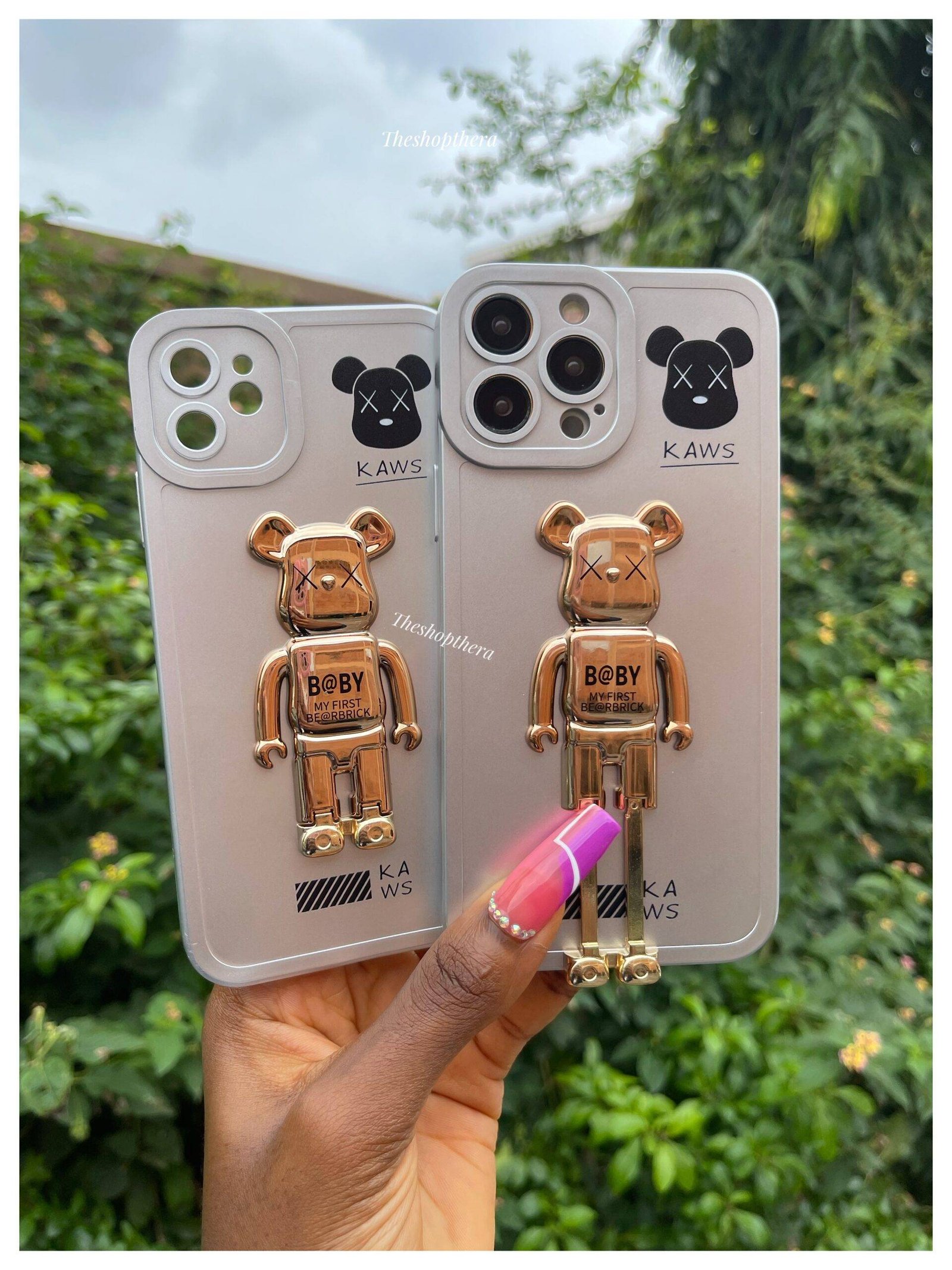 SILVER GOLD 3D BEARBRICK(LEG) XSMAX - Image 11