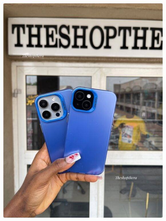 BLUE HOLO TPU CASE
