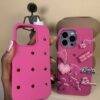 HOT PINK BARBIE STICK ON CASE