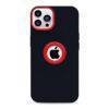 BLACK RED APPLE LOGO