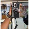 BLACK RETRO CAMERA CASE