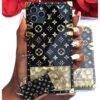 BLACK LV PHONE CASE 12PM