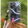 BLACK FOREVER LOVE BEAD STRAP CASE