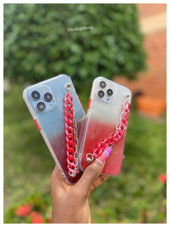 RED TRANSPARENT STRAP CASE - Image 8