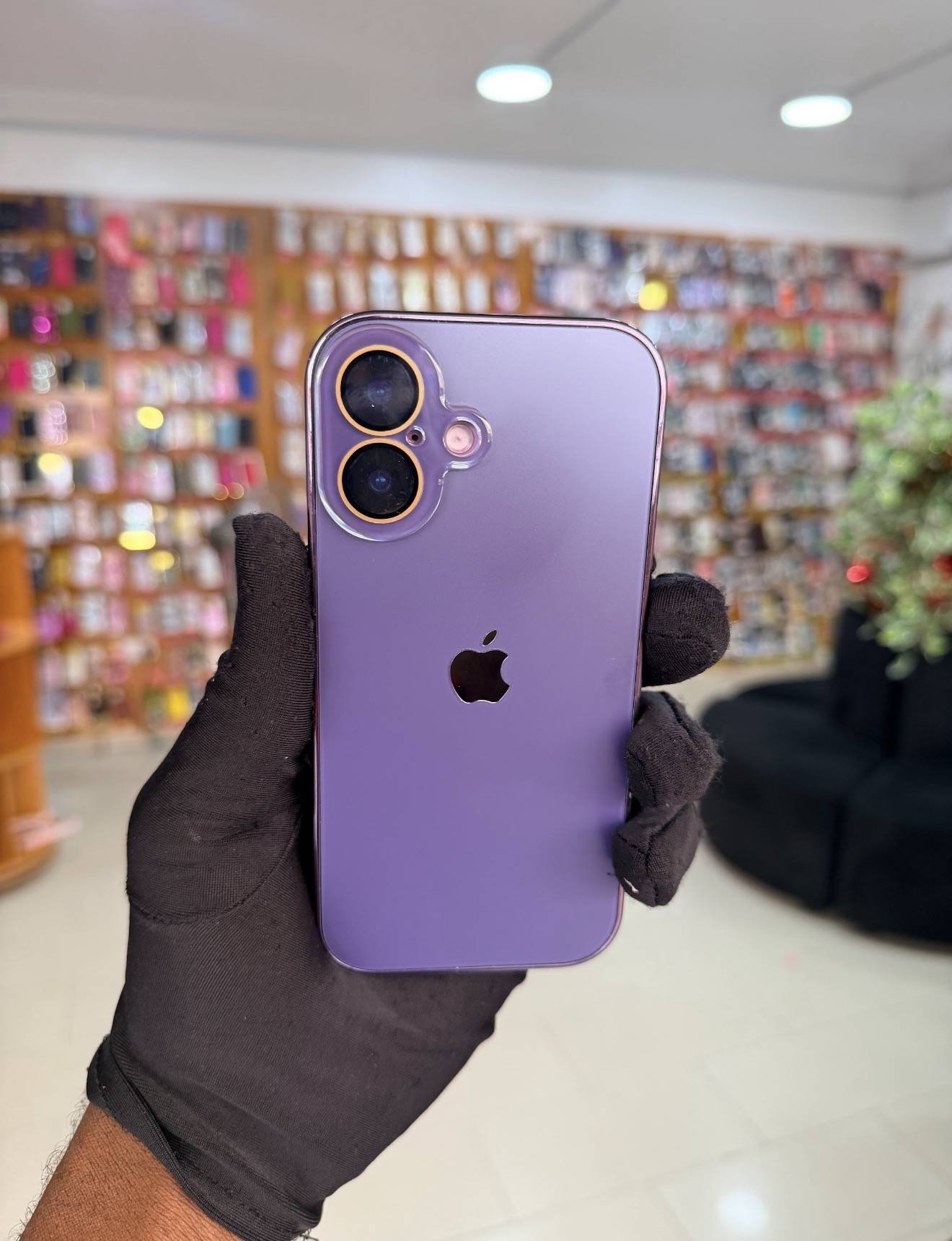 PURPLE ELECTROPLATED GLASS - Image 3