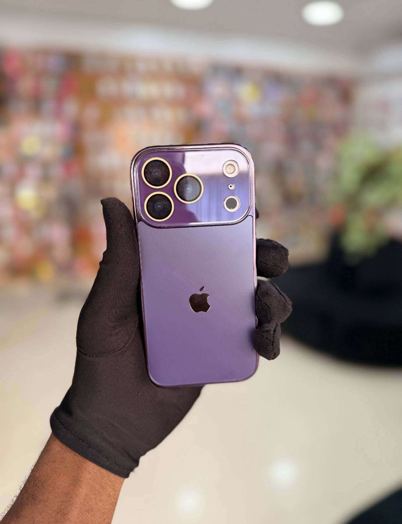PURPLE ELECTROPLATED GLASS - Image 8