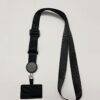 BLACK ADJUSTABLE LANYARD