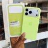 NEON YELLOW SILICONE MAGSAFE 17PM