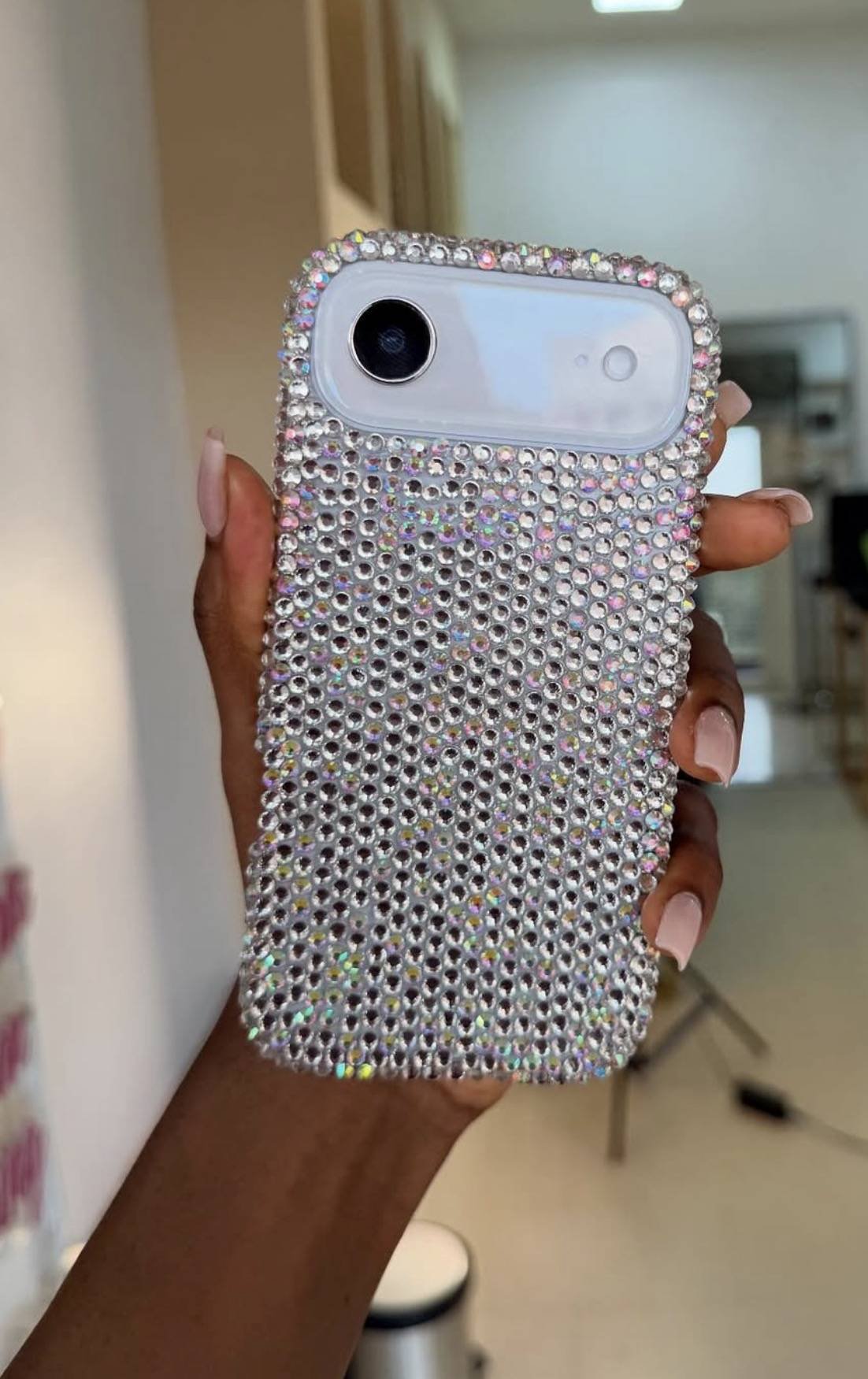 SILVER BLINGED STONED CASE - Image 7