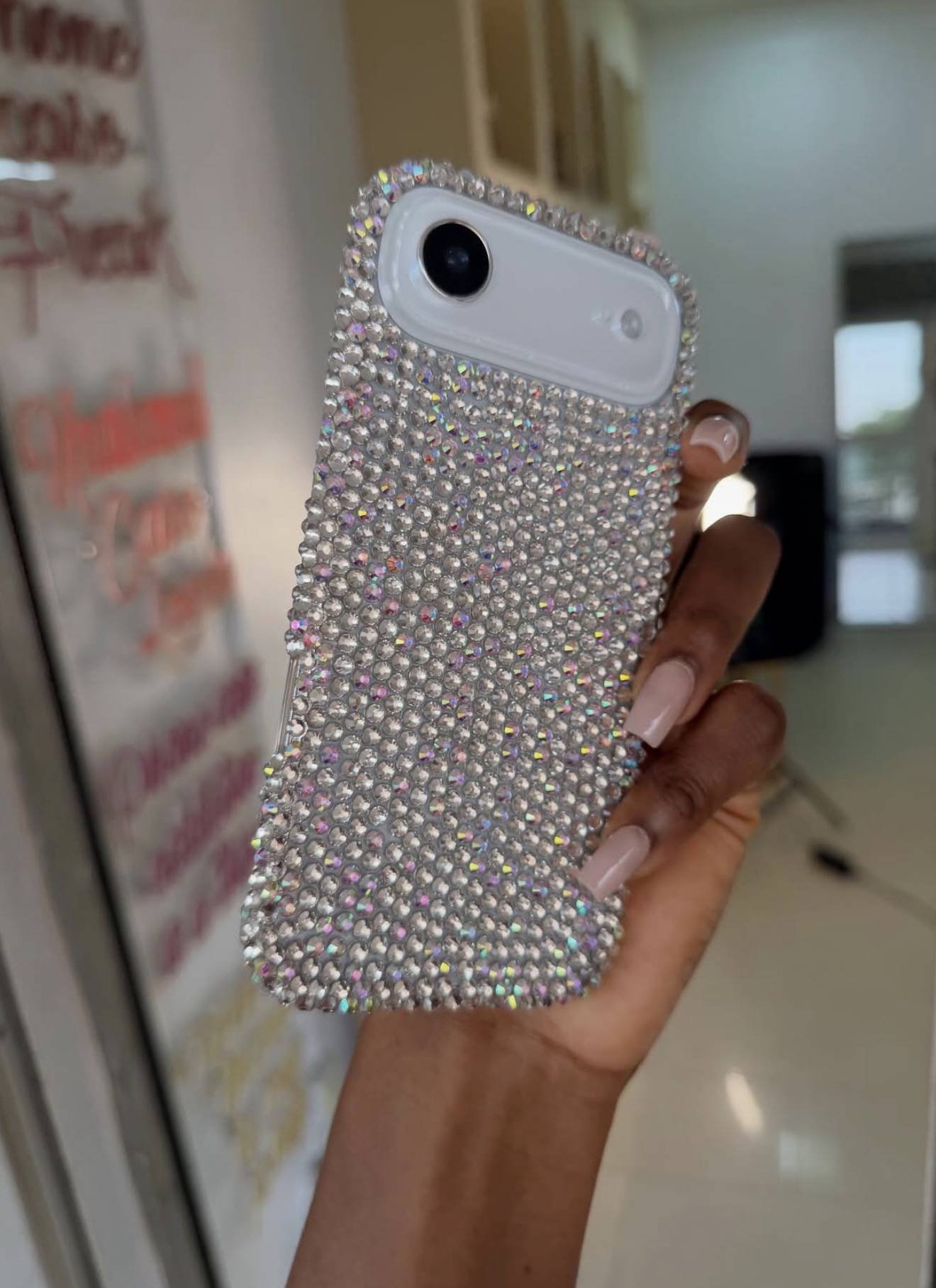SILVER BLINGED STONED CASE - Image 6