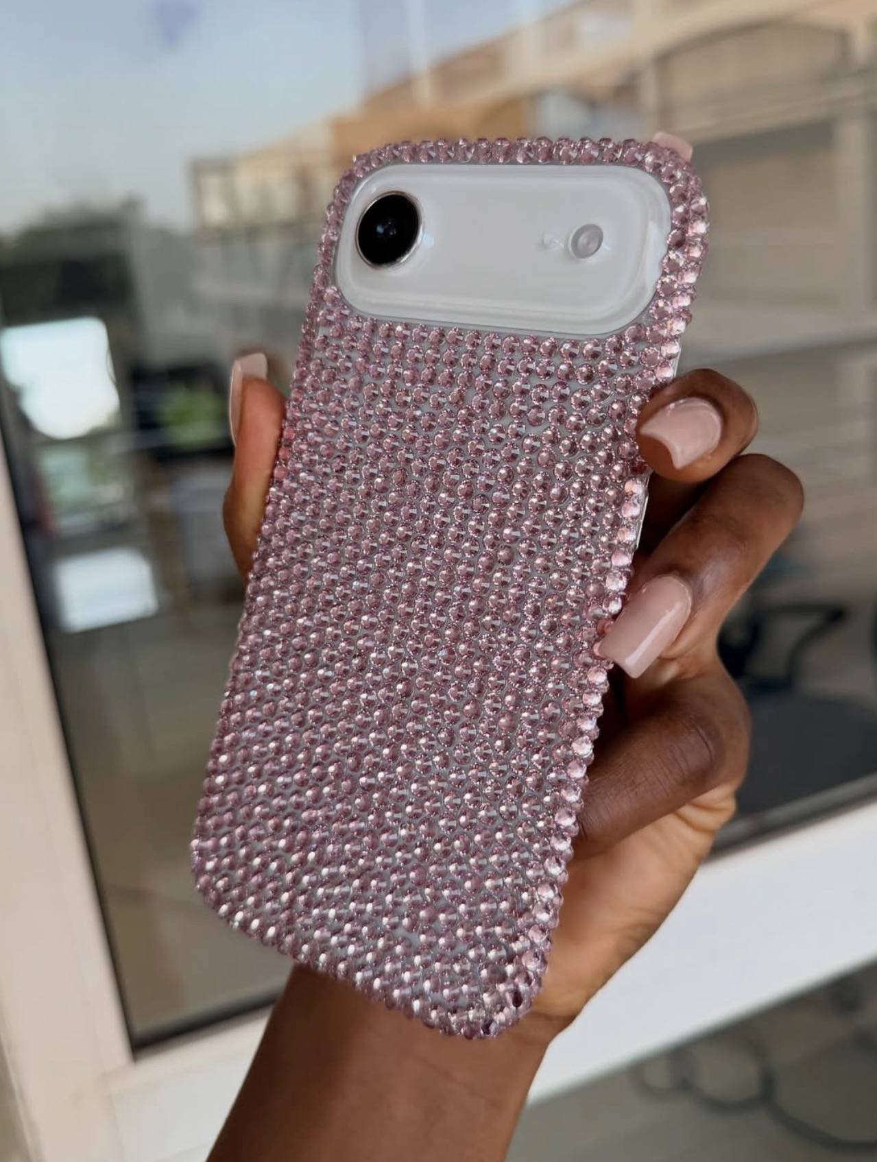 PINK BLINGED STONED CASE - Image 5