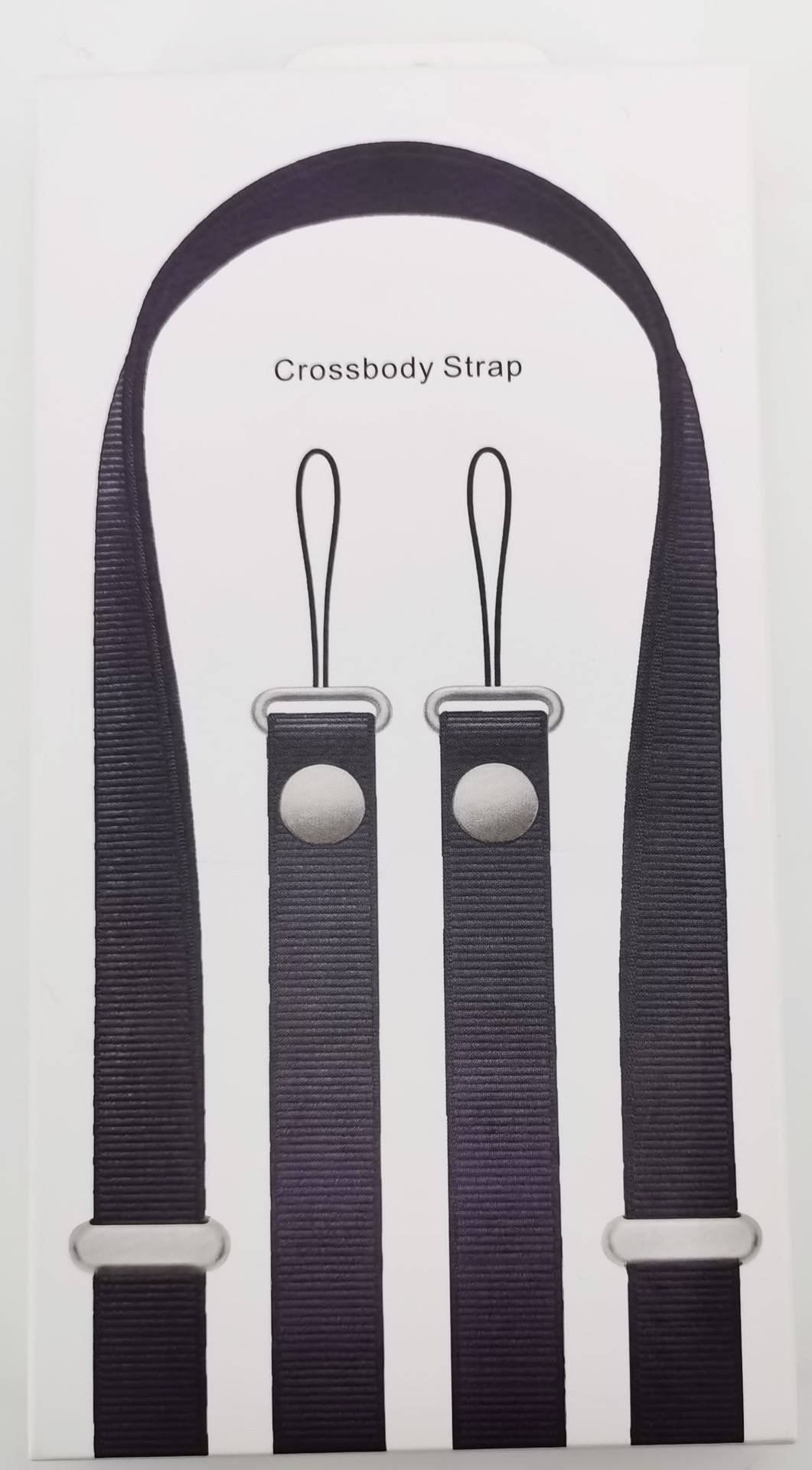 BLACK CROSSBODY STRAP - Image 3