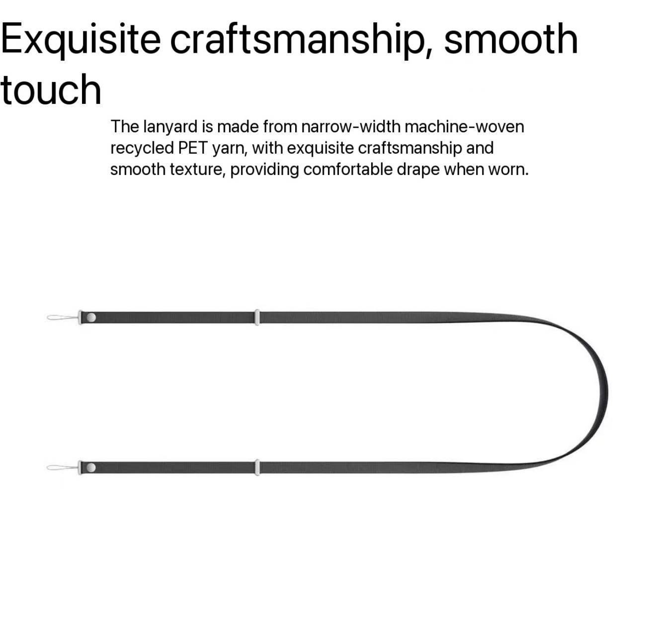 BLACK CROSSBODY STRAP - Image 4
