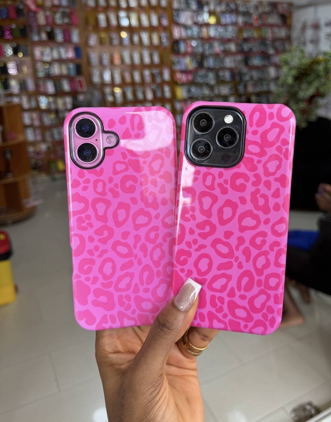 HOT PINK LEOPARD PRINT 2IN1 CASE - Image 2