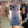 BLUE GLITTER GRADIENT RIM CASE