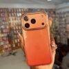 ORANGE GLITTER GRADIENT RIM CASE