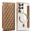 BROWN TRANSPARENT ELECTROPLATED FLIP CASE GOOGLE PIXEL 8A