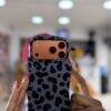 BLACK PRINT RIPPLE CASE
