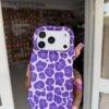 PURPLE PRINT RIPPLE CASE