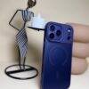 BLUE RIMMED FIRM MAGSAFE CASE