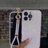 LILAC CAMERA HOLE SILICONE LANYARD CASE