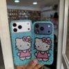BLUE HELLO KITTY STONED CASE