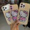GOLD HELLO KITTY STONED CASE