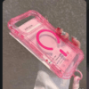 PINK 3IN1 CLEAR TRANSPARENT SHOCKPROOF