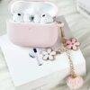 NUDE SILICONE FLORAL AIRPOD CASE