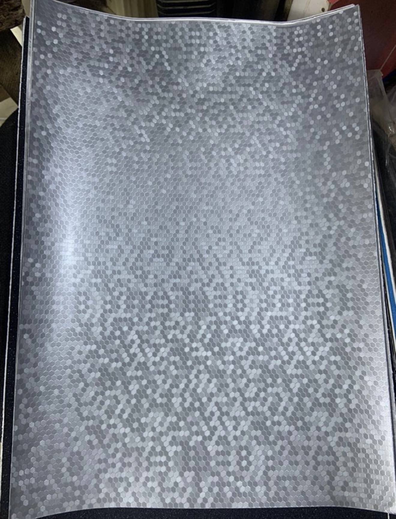 SILVER GLITTER LAPTOP SKIN