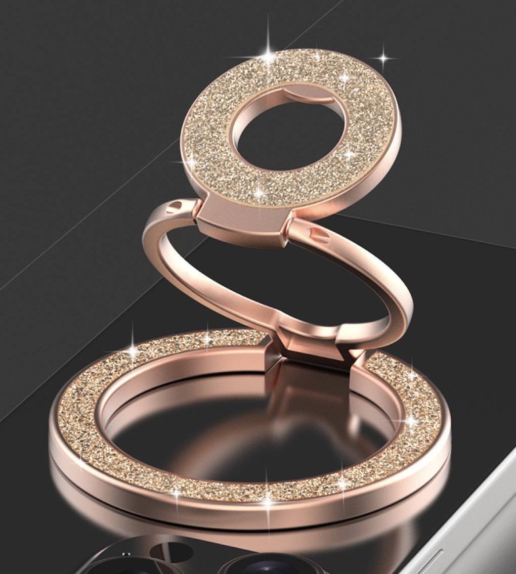 ROSE GOLD BLINGED MAG RING