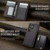 BLACK LUX MAG WALLET SAMSUNG CASE
