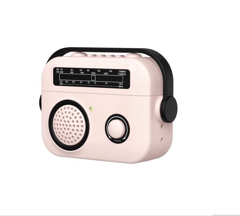 LIGHT PINK RETRO STEREO AIRPOD - Copy