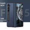 BLUE LEATHER KICKSTAND SAMSUNG CASE