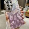 PINK GRADIENT AUTUMN HOLO SAMSUNG CASE