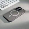 GREY RIMMED MAGSAFE CASE