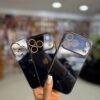 BLACK GLOSSY ELECTROPLATED GLASS