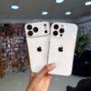 WHITE GLOSSY ELECTROPLATED GLASS
