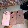 PINK GLOSSY ELECTROPLATED GLASS