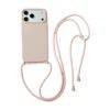 SAND PINK OPEN SILICONE ROPE CASE