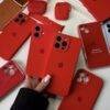 BRIGHT RED CAMERA HOLE OPEN SILICONE 17 PRO
