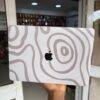 BEIGE SPIRAL MACBOOK CASE
