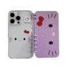PURPLE 3D CATTY IPHONE CASE