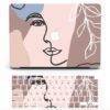 FACE ABSTRACT MACBOOK CASE