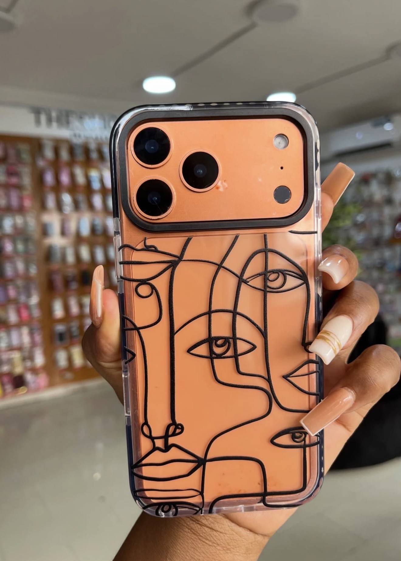 BLACK TRANSPARENT ABSTRACT CASE - Image 3